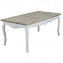 Tavolino Cuore 110x48x59 h cm in Legno di paulownia Bianco