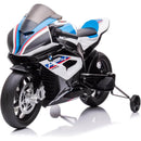 Moto Elettrica per Bambini 12V con Licenza BMW HP4 Race Bianco