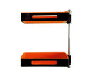 Organizer a due mensole rotanti 180° da cucina e bagno