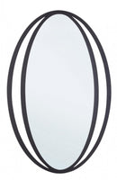 Specchio con Cornice Nabila Nero 51x80 in Metallo