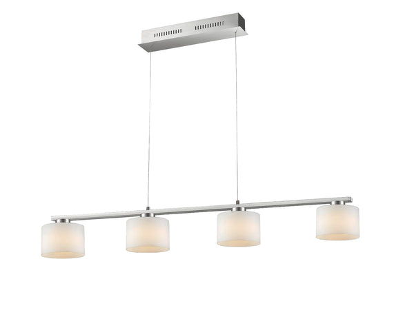 prezzo Lampada a Sospensione da Interno a LED in Metallo Nickel Opaco