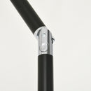 Ombrellone Rettangolare 2x3 m Pieghevole e Regolabile in Alluminio e Poliestere Bianco Crema   