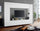 Parete Attrezzata Soggiorno 260x30x180 cm Maruska n°2 Bianco Lucido