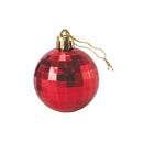 Set 10 Palle di Natale Ø5 cm in Plastica Rosso