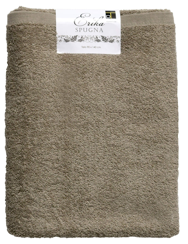 Telo in Spugna 90x140 cm Fango sconto