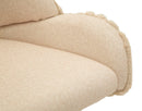 Sedia Stoccolma A crema Set 2 Pz 58x53x85 cm in Compensato e Spugna e Ferro e Poliestere Crema      