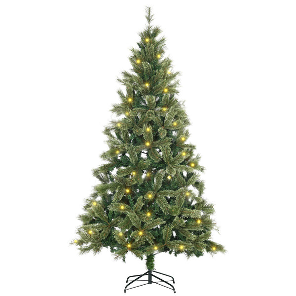 prezzo Albero di Natale Artificiale H210 cm 908 Rami con 350 Luci LED Verde