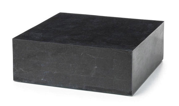 acquista Tavolino da Salotto 80x80xH28 cm in Pietra fossile Nanay Nero