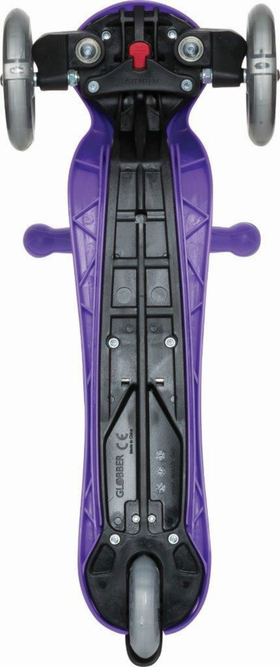 Monopattino a 3 Ruote a LED 3 Altezze Max 50Kg Globber PRIMO Fantasy Lights Up Stelle Viola