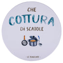 Sottopentola Tondo Ø20 cm in Ceramica VdE Tivoli 1996 Le Travisate Bianco