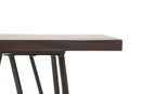 Tavolo Bar Harlem 60x60x85 cm in Ferro e Naturale e Grigio