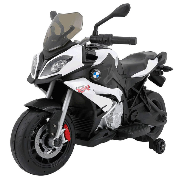 online Moto Elettrica per Bambini 12V con Licenza BMW S1000 XR Bianca