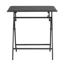 Tavolo Pieghevole da Giardino 60x60x72 cm Lucca in Alluminio Antracite