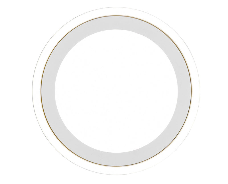 Plafoniera da Interno a LED in Plastica Bianco Opaco