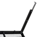 Mensola a Soffitto Multifunzionale in Acciaio Portata 150kg 115x60.6x55-82 cm 