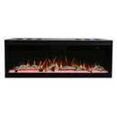 Camino Elettrico da Incasso 56,1x159,8x30,5 cm Effetto Fiamma 1500W Salvador 60 Nero