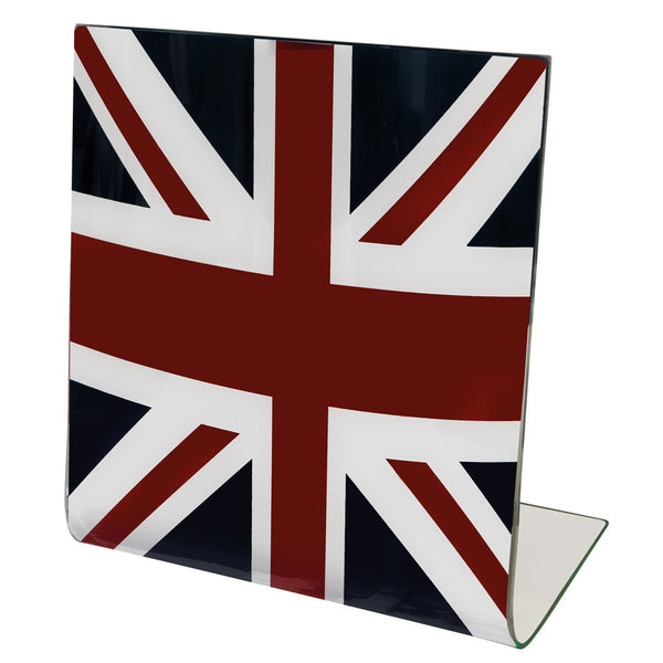 acquista Lume 1xE14 Montatura Bianco Vetro Lastra Unionjack E-Energy Elia