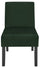Sedia Imbottita in Tessuto Vellutato Motti Deva Verde Scuro