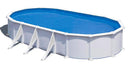Piscina Ovale Fuori Terra 800x470xh132 cm in Acciaio e PVC Gre Atlantis