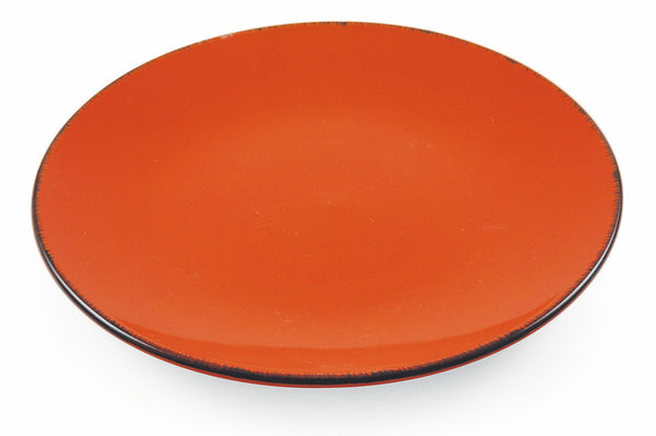 acquista Set 6 Piatti Frutta Ø20x2 cm in Gres Villa d'Este Home Tivoli Baita Arancioni