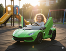 Macchina Elettrica per Bambini 12V con Licenza Lamborghini Aventador SVJ Small Verde