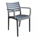 Poltrona Eveline 58,5x55,2x84 cm  in Polipropilene Taupe