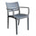 Poltrona Eveline 58,5x55,2x84 cm  in Polipropilene Taupe