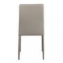 Sedia Cammie 41x50x91 h cm in Similpelle Tortora