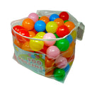 Sacca 100 Palline Ø 8 cm in Plastica Morbida Multicolore