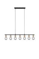 Lampada a Sospensione da Interno   in Metallo Ottone Satinato