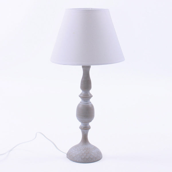 acquista Lampada da Tavolo Ø25xH51 cm in Metallo Grigio