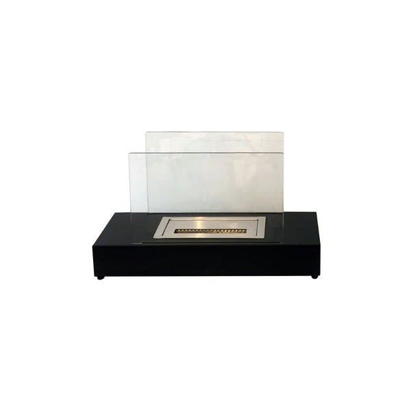 prezzo Camino a Bioetanolo da Tavolo Eaak 60x20x35,5 cm Bruciatore da 1,5 L Nero