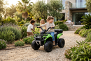 Quad Elettrico per Bambini Safari 6V con Bauletto Posteriore Verde
