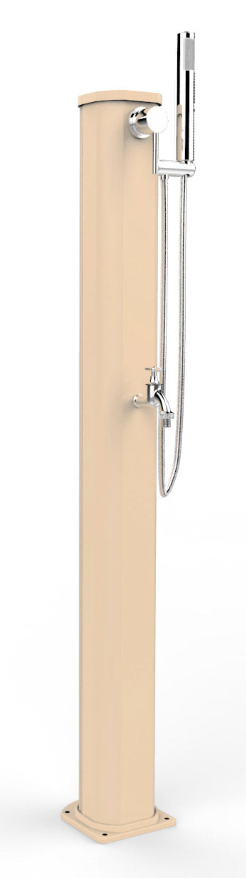 prezzo Doccia da Giardino Miscelatore Doccetta e Lavapiedi Arkema Jolly Go Champagne Bronze