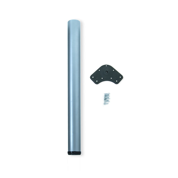 prezzo Gambe per Tavolo Ø80 mm di Acciaio Verniciato Alluminio Acciaio Emuca