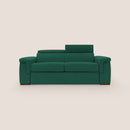 Divano Letto 3 Posti 220x100x95 cm in Tessuto Verde
