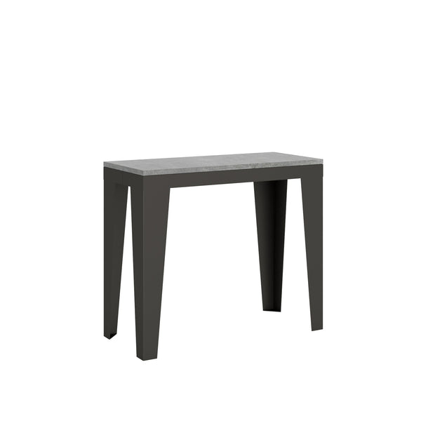 Consolle Allungabile 90-196x40x77 cm in Nobilitato Grigio prezzo