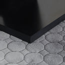 Tavolo da Pranzo per 4-6 persone 140x80x76 cm Piano Effetto Marmo