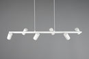 Lampada a Sospensione da Interno Attacco GU10 in Metallo Bianco Opaco