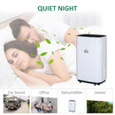 Deumidificatore d'Aria 20 Litri 378W 3 Modalità e 2 Velocità Bianco
