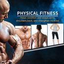 Manubrio Palestra da 17,5 kg con Impugnatura Antiscivolo in Metallo Nero      