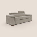 Divano Letto 3 Posti 240x100x95 cm in Tessuto Panna