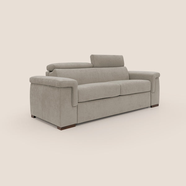 prezzo Divano Letto 3 Posti 240x100x95 cm in Tessuto Panna