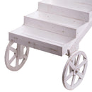 Espositore con Ruote e Tetto H 130 cm