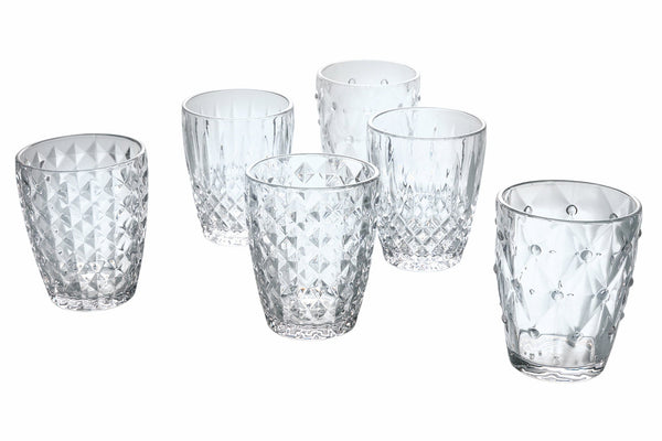 sconto Set 6 Bicchieri Acqua in Vetro 280 ml Villa d'Este Home Tivoli Loira