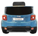 Macchina Elettrica per Bambini 12V con Licenza Jeep Renegade Azzurra