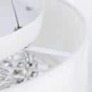 Plafoniera Modern in Metallo Manfred Bianco