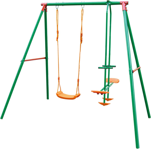 Altalena da Giardino 1 Posto con Cavallina 156x206x196h Bauer prezzo