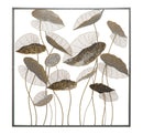 Pannello Lotus Square 100x8x100 cm in Ferro
