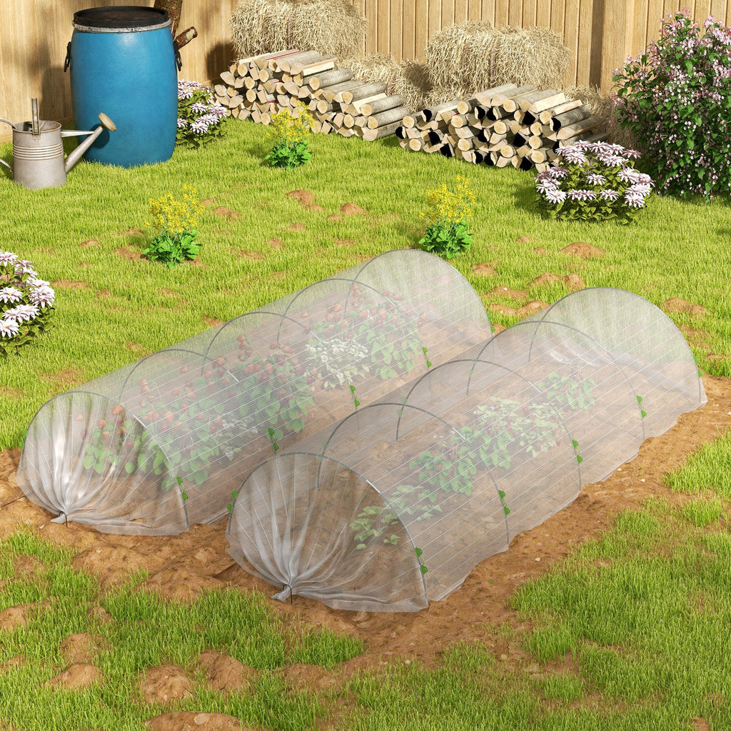 12 Coperture In Metallo Per Piante, Rete Da Giardino In Filo Di Pollo, Resistenti Per Aiuole E Vasi